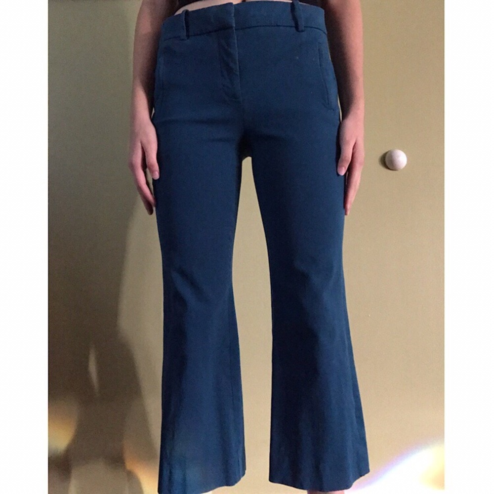 Teal Trousers